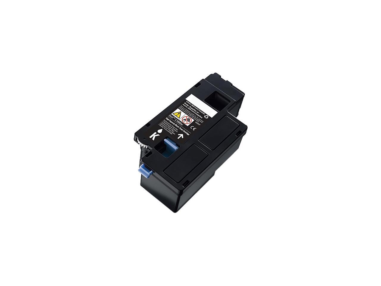 Dell 4G9HP 1,250-Page Black Toner Cartridge for Dell C1660w Color Printer Black