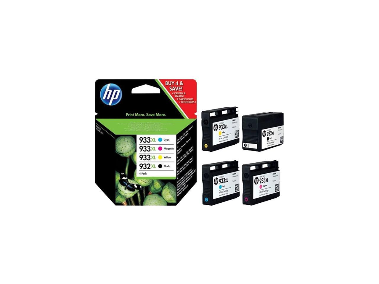HP 932XL/933XL (C2P42AE) Ink Cartridge 1000 / 825 Page Yield; Black, Cyan, Magenta, Yellow