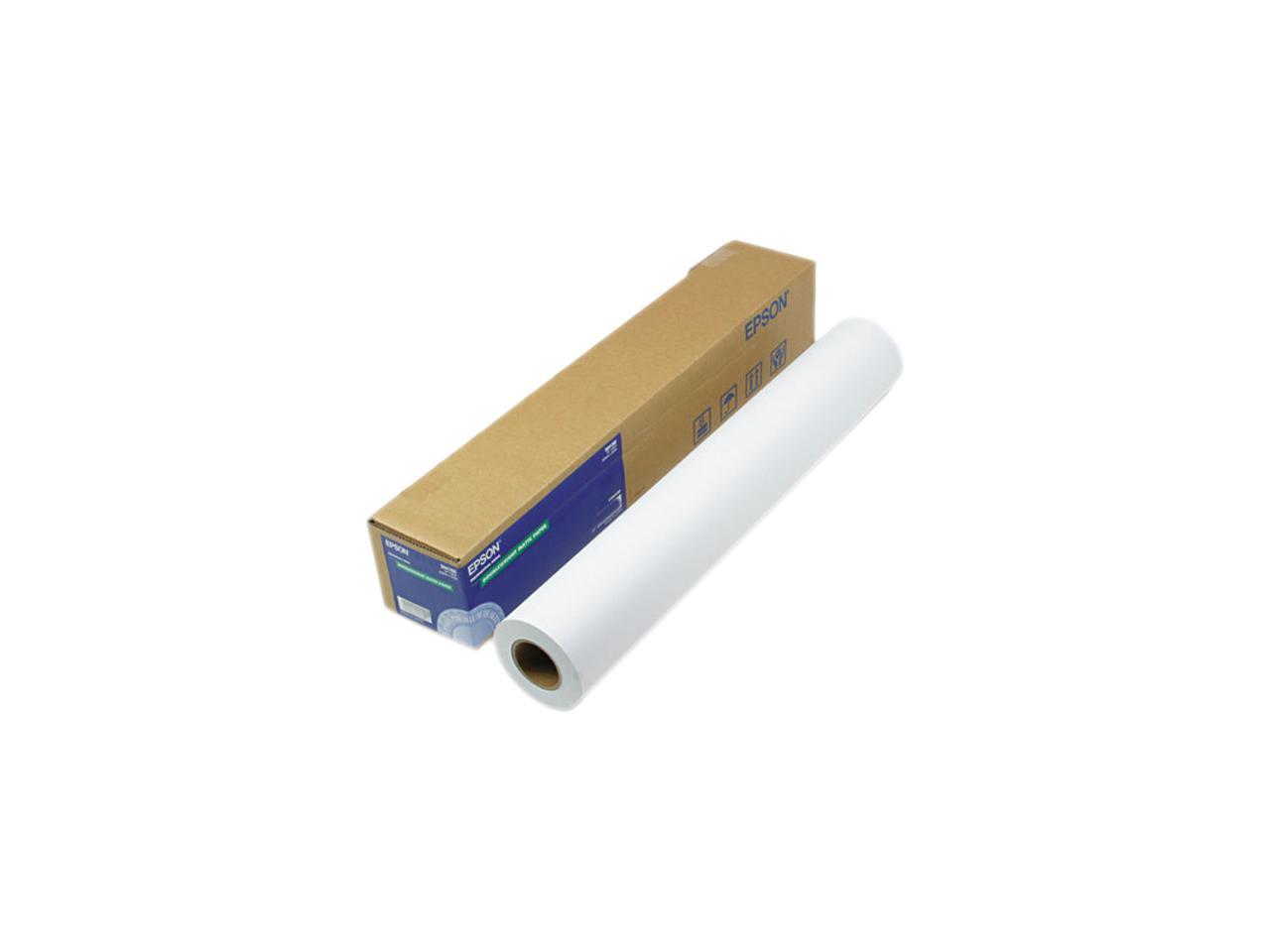 Epson S041385 Doubleweight Matte Paper, 24" x 82 ft, White