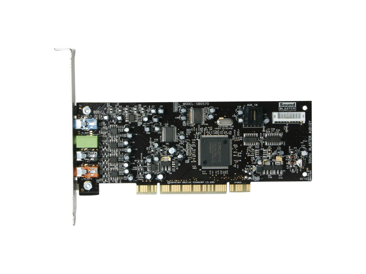 Creative Sound Blaster Audigy SE 7.1 Channels 24-bit 96KHz PCI Interface Sound Card