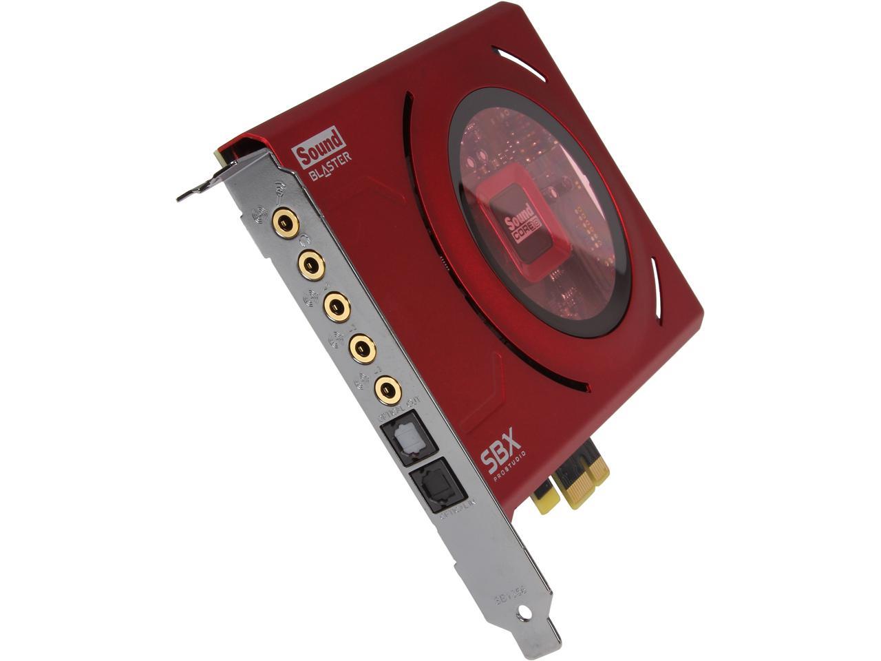 Creative Sound Blaster Z PCIe 116dB SNR Gaming Sound Card with 600 ohm Headphone Amp and Beamforming Microphone