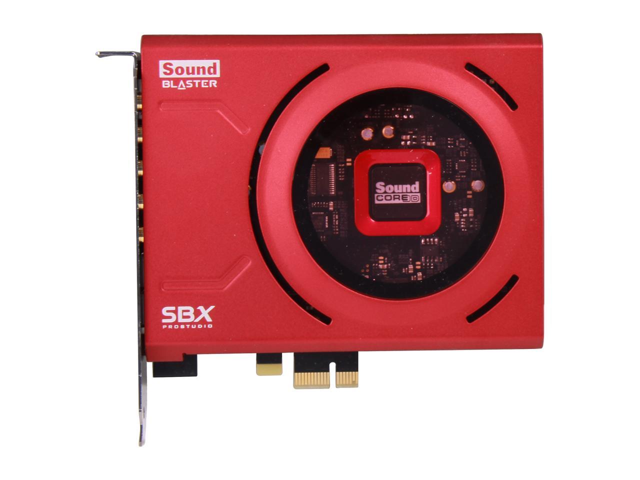 Creative Sound Blaster Zx 116dB PCIe Gaming Sound Card with 600 ohm Headphone Amp and Desktop Audio Control Module