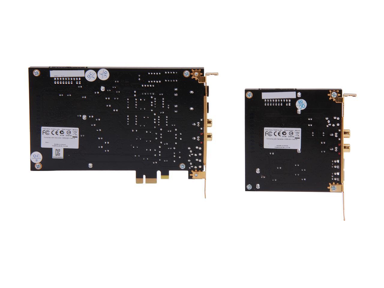 Creative Sound Blaster ZxR PCIe 124dB SNR Sound Card with 600ohm Headphone Amp and Desktop Audio Control Module