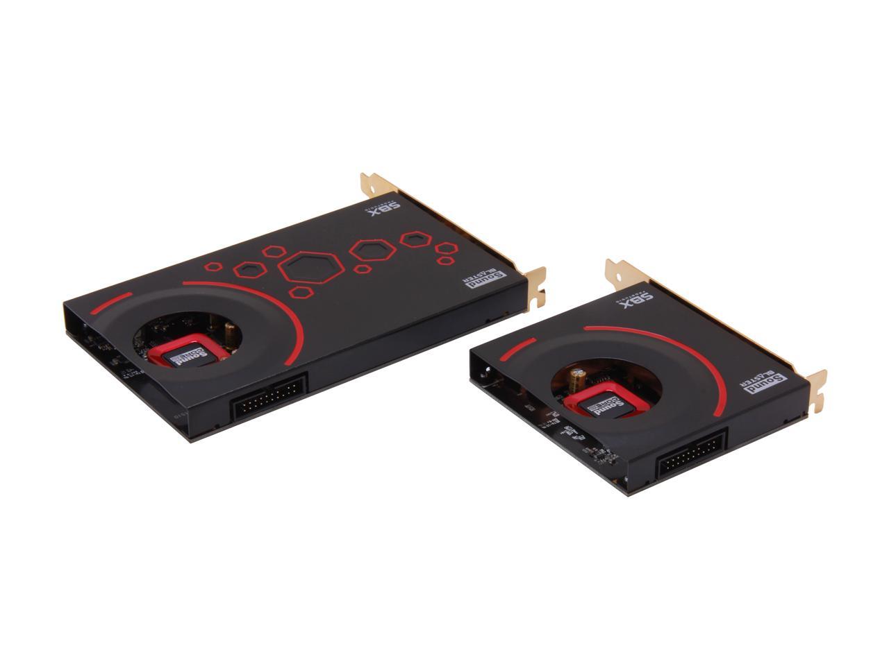 Creative Sound Blaster ZxR PCIe 124dB SNR Sound Card with 600ohm Headphone Amp and Desktop Audio Control Module