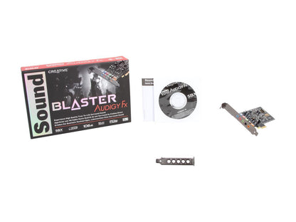 Creative Sound Blaster Audigy FX 5.1 PCIe Sound Card with 600 ohm Headphone Amp