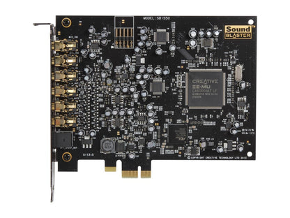 Creative Sound Blaster Audigy RX 7.1 PCIe Sound Card with 600 ohm Headphone Amp