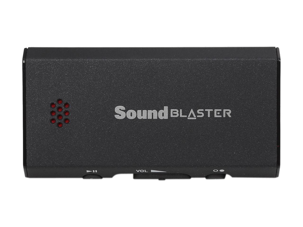 Creative Sound Blaster E1 USB Sound Card and DAC with Powered Headphone Amp