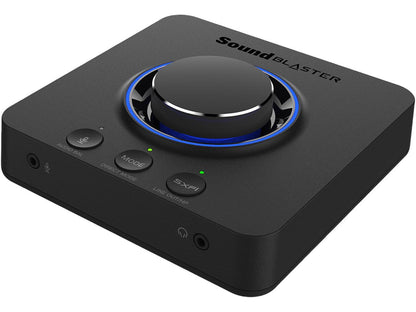 Creative Sound Blaster X3 7.1 Channels 32-bit 192KHz USB Type-C Interface Hi-Res External USB DAC and Amp Sound Card with Super X-Fi for PC and Mac