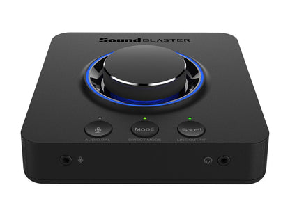 Creative Sound Blaster X3 7.1 Channels 32-bit 192KHz USB Type-C Interface Hi-Res External USB DAC and Amp Sound Card with Super X-Fi for PC and Mac