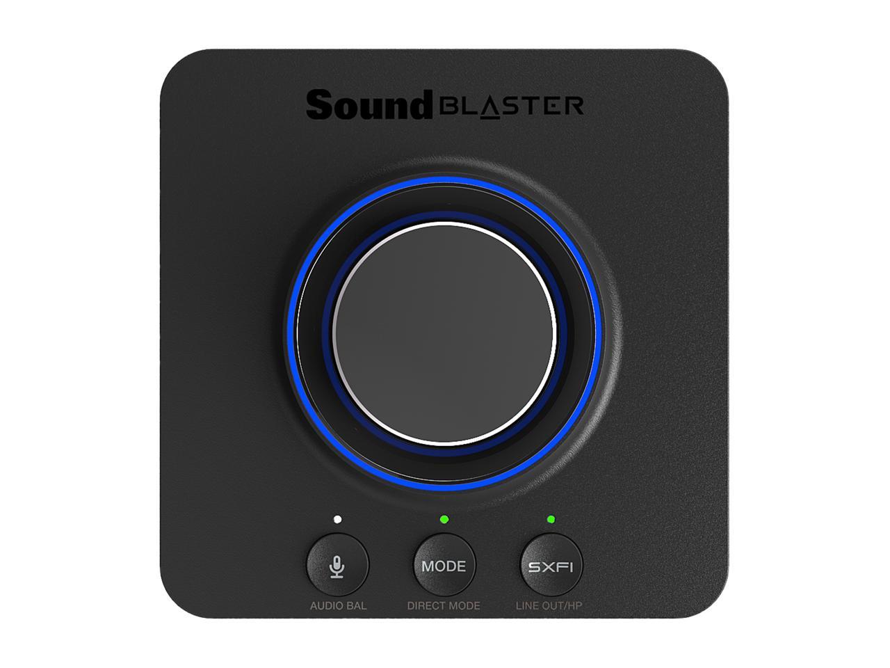 Creative Sound Blaster X3 7.1 Channels 32-bit 192KHz USB Type-C Interface Hi-Res External USB DAC and Amp Sound Card with Super X-Fi for PC and Mac