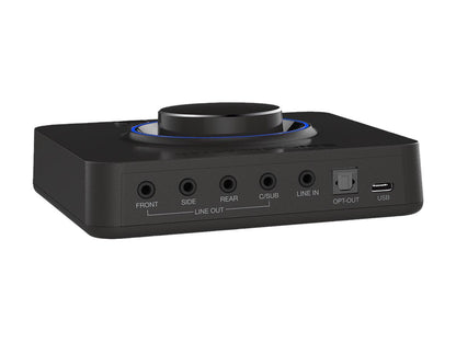 Creative Sound Blaster X3 7.1 Channels 32-bit 192KHz USB Type-C Interface Hi-Res External USB DAC and Amp Sound Card with Super X-Fi for PC and Mac