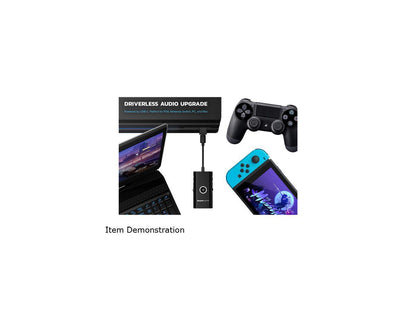 Creative Sound Blaster G3 16-bit/24-bit 96KHz USB Interface Portable External Console Gaming USB-C DAC Amp for PlayStation 4, Nintendo Switch, PC, and Mac