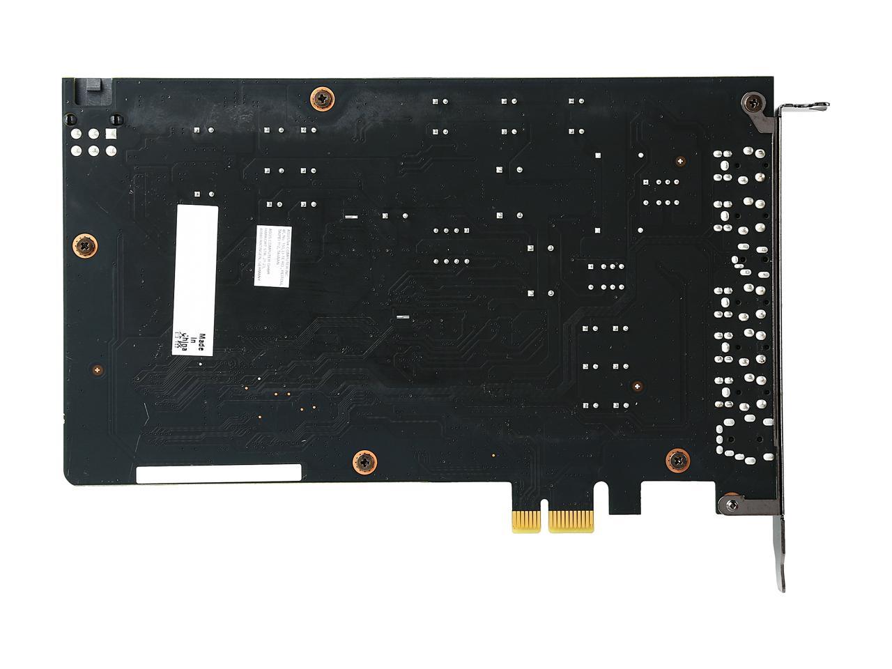 ASUS STRIX RAID PRO 8 Channels 44.1K / 48K / 88.2K / 96K / 176.4K / 192KHz PCI Express Interface Sound Card