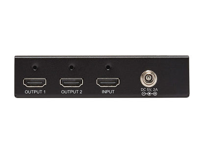 Tripp Lite B118-002-HDR 2-Port HDMI 2.0 Splitter with Multi-Resolution Support