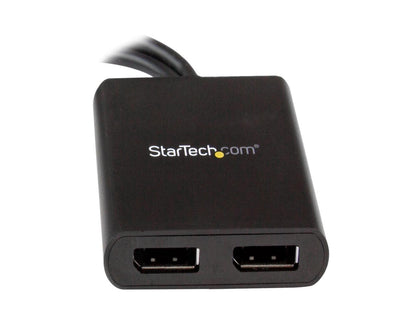 StarTech.com MSTDP122DP DisplayPort to DisplayPort Multi Monitor Splitter - 2-Port MST Hub - DP 1.2 to 2x DP MST Hub