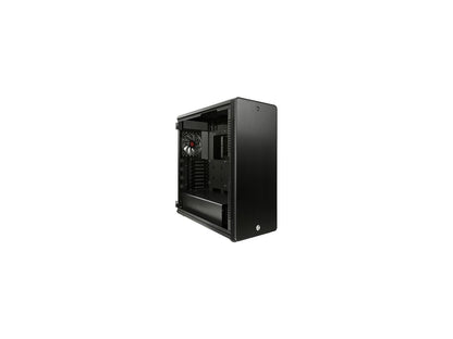 RAIJINTEK ASTERION PLUS BLACK, an Alu. E-ATX Case, 4xUSB 3.0, 3x12025 LED Fan Pre-installed, Supports 340mm VGA Card, 180mm height CPU Cooler, ATX/EPS PSU, Slim DVD Drive Bay, Side-opening Window