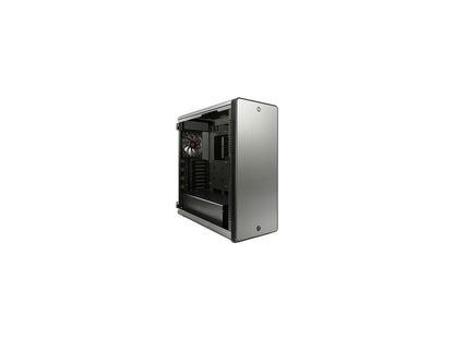 RAIJINTEK ASTERION PLUS SILVER, an Alu. E-ATX Case, 4xUSB 3.0, 3x12025 LED Fan Pre-installed, Support 340mm VGA Card, 180mm(H) CPU Cooler, ATX/EPS PSU, Side-Opening Window Panel, Slim DVD Drive Bay