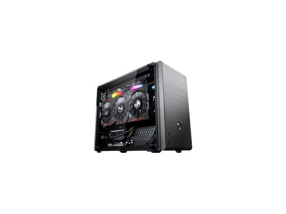RAIJINTEK OPHION EVO, a SFF Case (Mini-TX) w/ Tempered Glass, Max. 330mm VGA Card, ATX PSU , TYPE-C Hub, Riser Card, 3x2.5" HDD, Magnetic Design Dust Filter, 240 AIO Water Cooling Option On Top