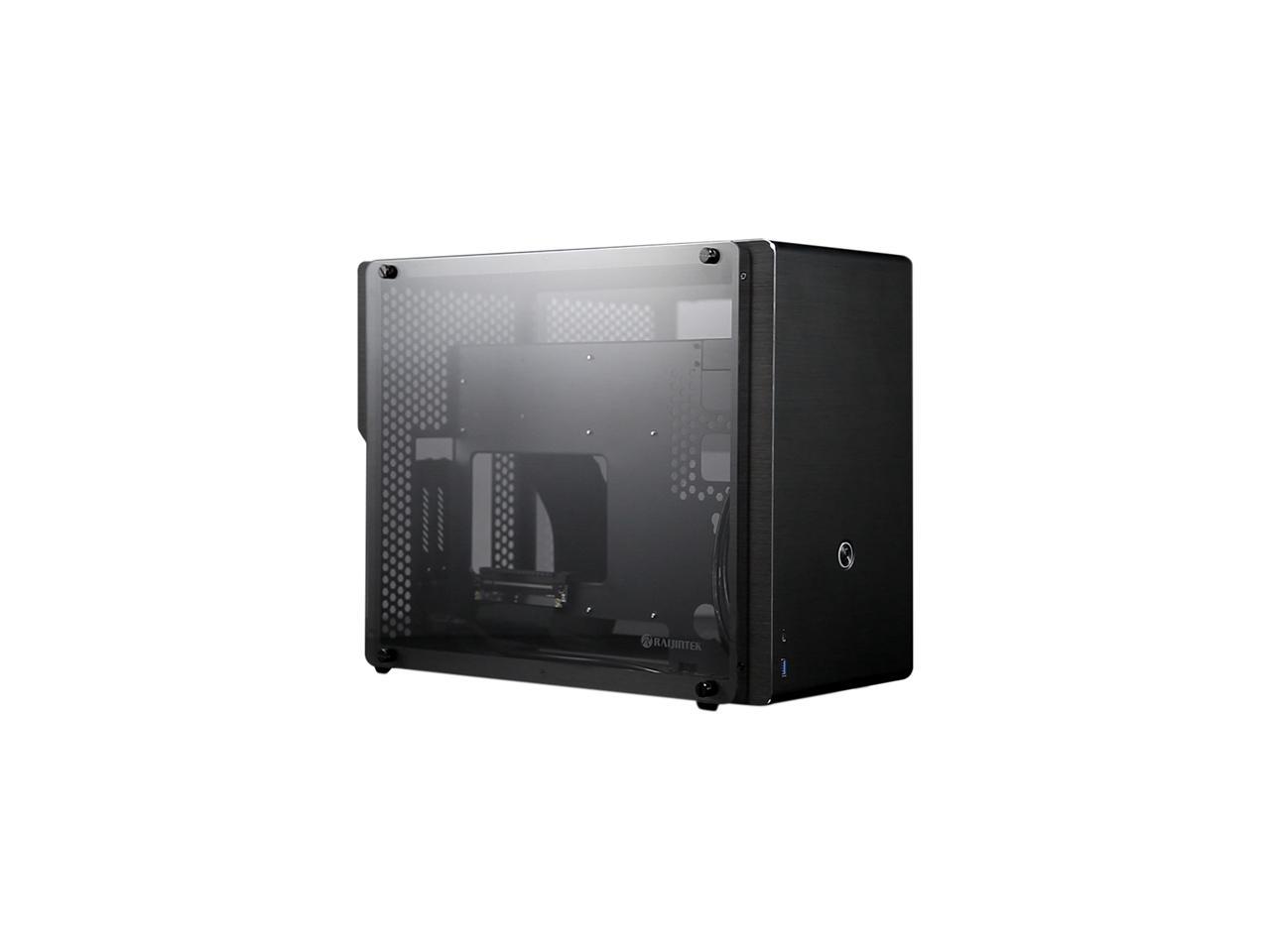 OPHION M EVO TGS, a SFF case (micro ATX) with tempered glass, is designed to fulfill a smallest case built, compatible with max. 410mm VGA card, max. 3pcs 200mm fan, ATX PSU and comes with Riser card