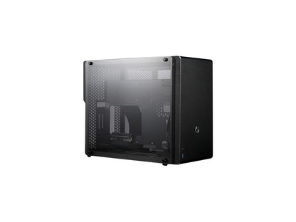 OPHION M EVO TGS, a SFF case (micro ATX) with tempered glass, is designed to fulfill a smallest case built, compatible with max. 410mm VGA card, max. 3pcs 200mm fan, ATX PSU and comes with Riser card