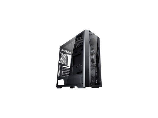 RAIJINTEK PONOS TG, a Mid-Tower Case w/ Tempered Glass (Front & Side), EEB M/B, Max. 390mm VGA Card, Max. 5×2.5"HDD, 360mm Radiator at Front, Max. 10×12025 Fans, USB3.0 Hub, Magnetic Dust Filters