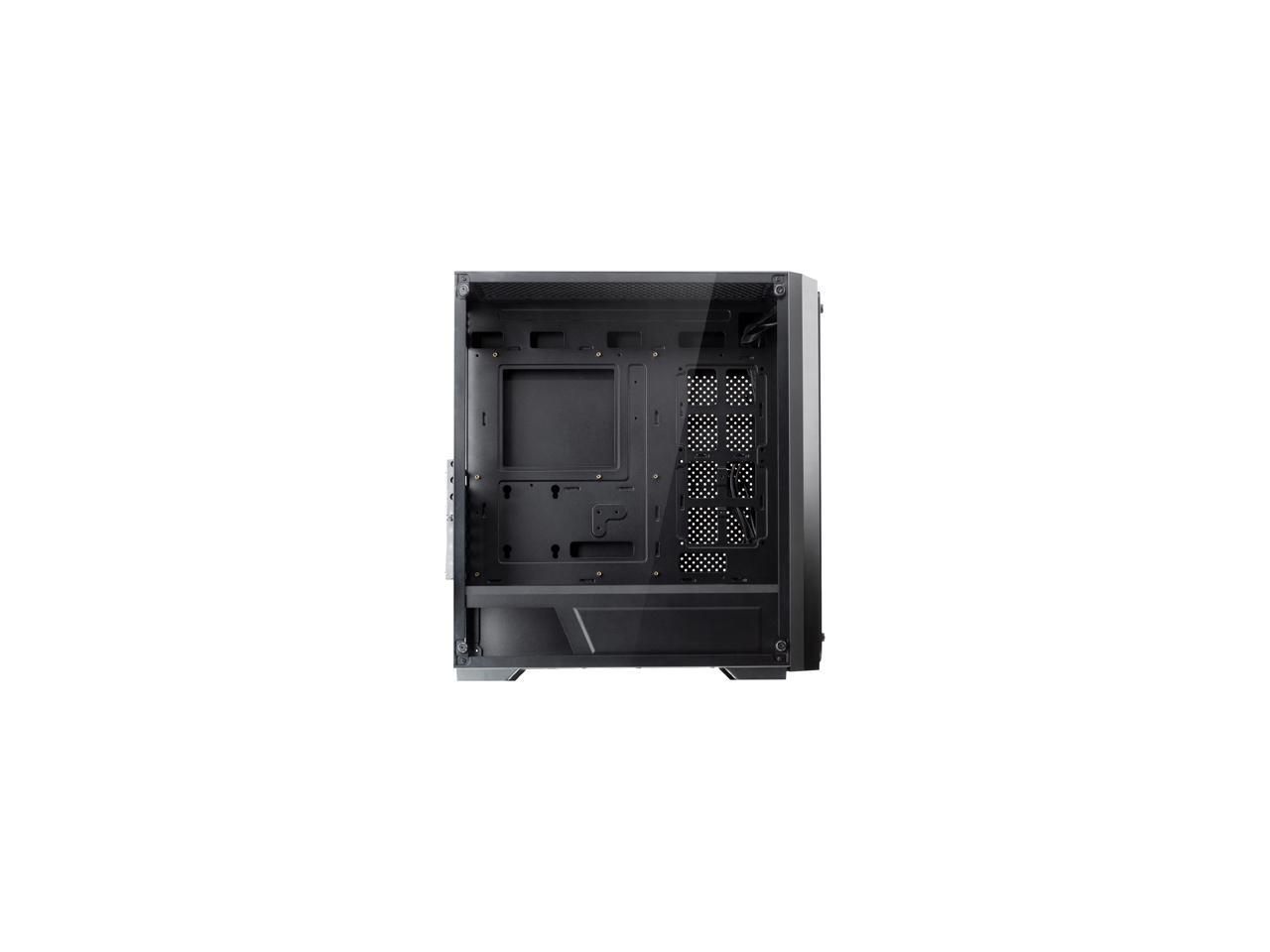 RAIJINTEK PONOS TG, a Mid-Tower Case w/ Tempered Glass (Front & Side), EEB M/B, Max. 390mm VGA Card, Max. 5×2.5"HDD, 360mm Radiator at Front, Max. 10×12025 Fans, USB3.0 Hub, Magnetic Dust Filters