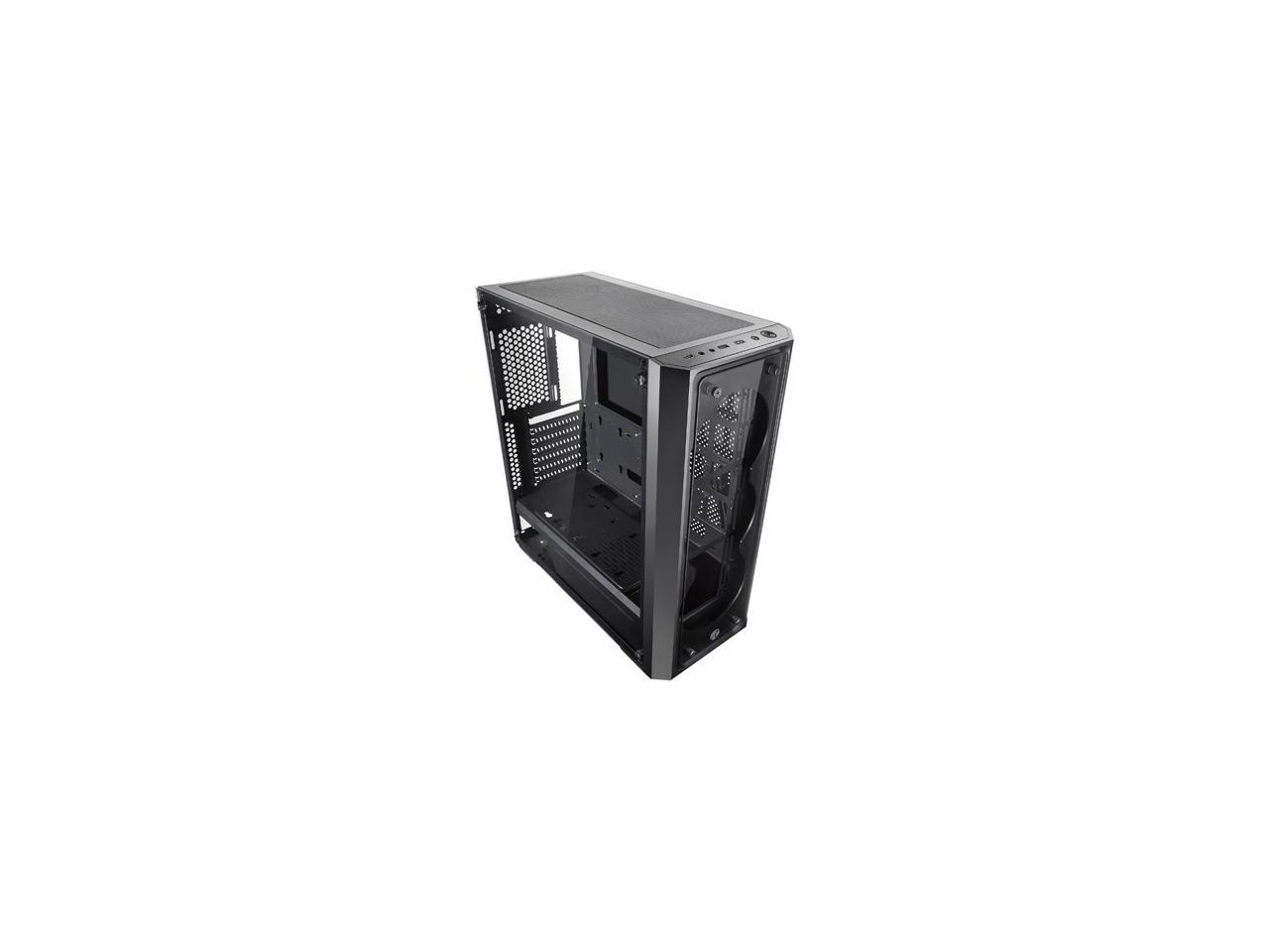 RAIJINTEK PONOS TG, a Mid-Tower Case w/ Tempered Glass (Front & Side), EEB M/B, Max. 390mm VGA Card, Max. 5×2.5"HDD, 360mm Radiator at Front, Max. 10×12025 Fans, USB3.0 Hub, Magnetic Dust Filters