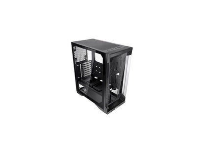 RAIJINTEK SILENOS PRO, ATX Tower with Clean Transparent Front and Side Tempered Glass (4.0mm) Design, Comes with Pre-installed 2pcs ARGB 200mm Fans at Front and 1pcs 120mm ARGB fan at Rear