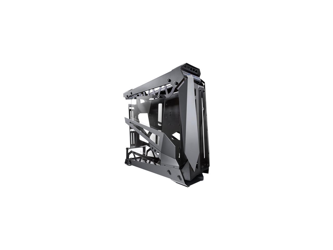 RAIJINTEK NYX PRO -Titan, a Open Frame Alu. Case (EE-B M/B), 4mm Tempered Glass, Flip Open Top Panel & Front Panel, max. 496mm VGA Card, max. 2.5"SSD×4, max. 12025 Fanx6, PCI Express Gen3.0 Riser Card