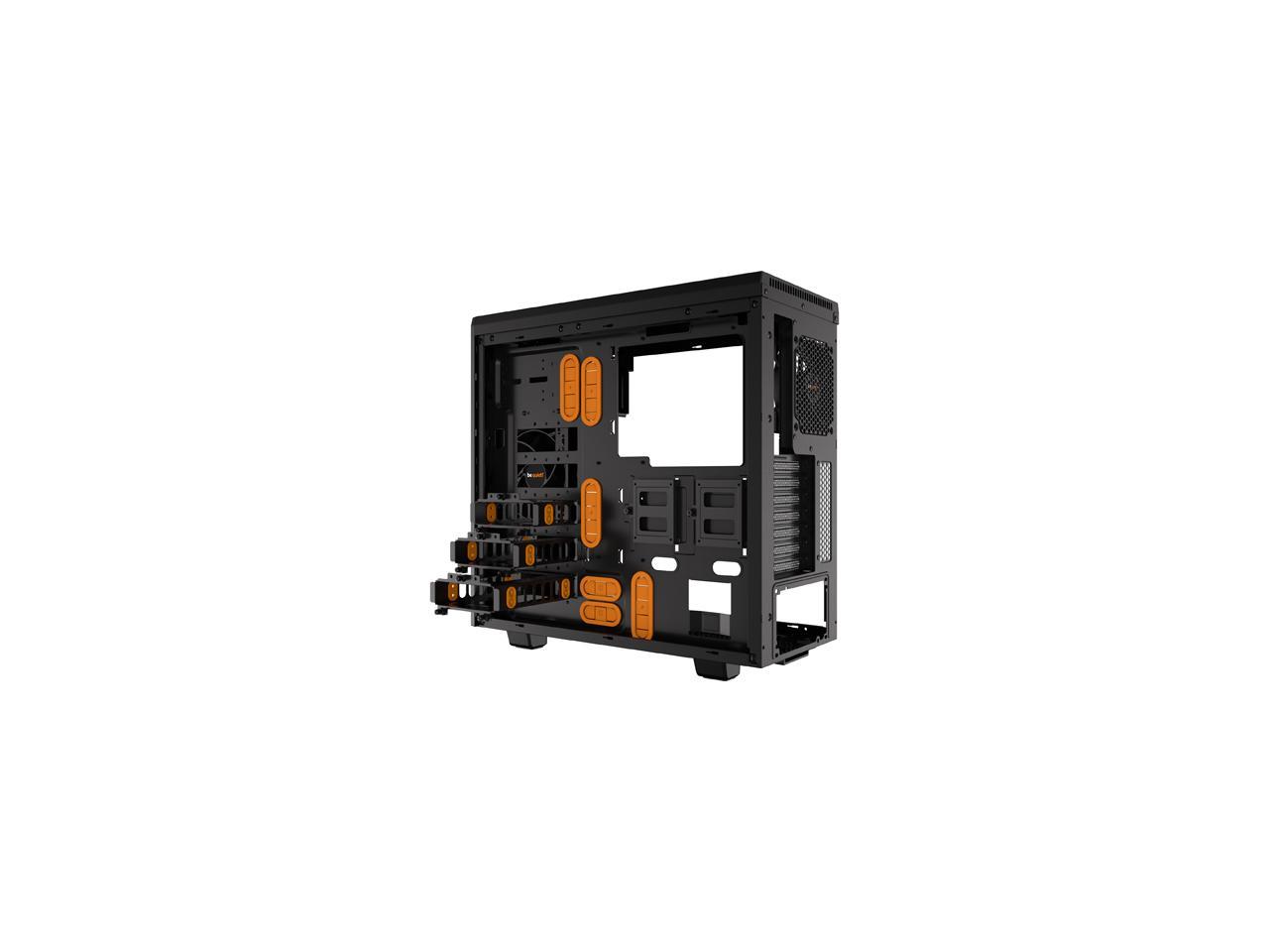 be quiet! PURE BASE 600 WINDOW Black/Orange