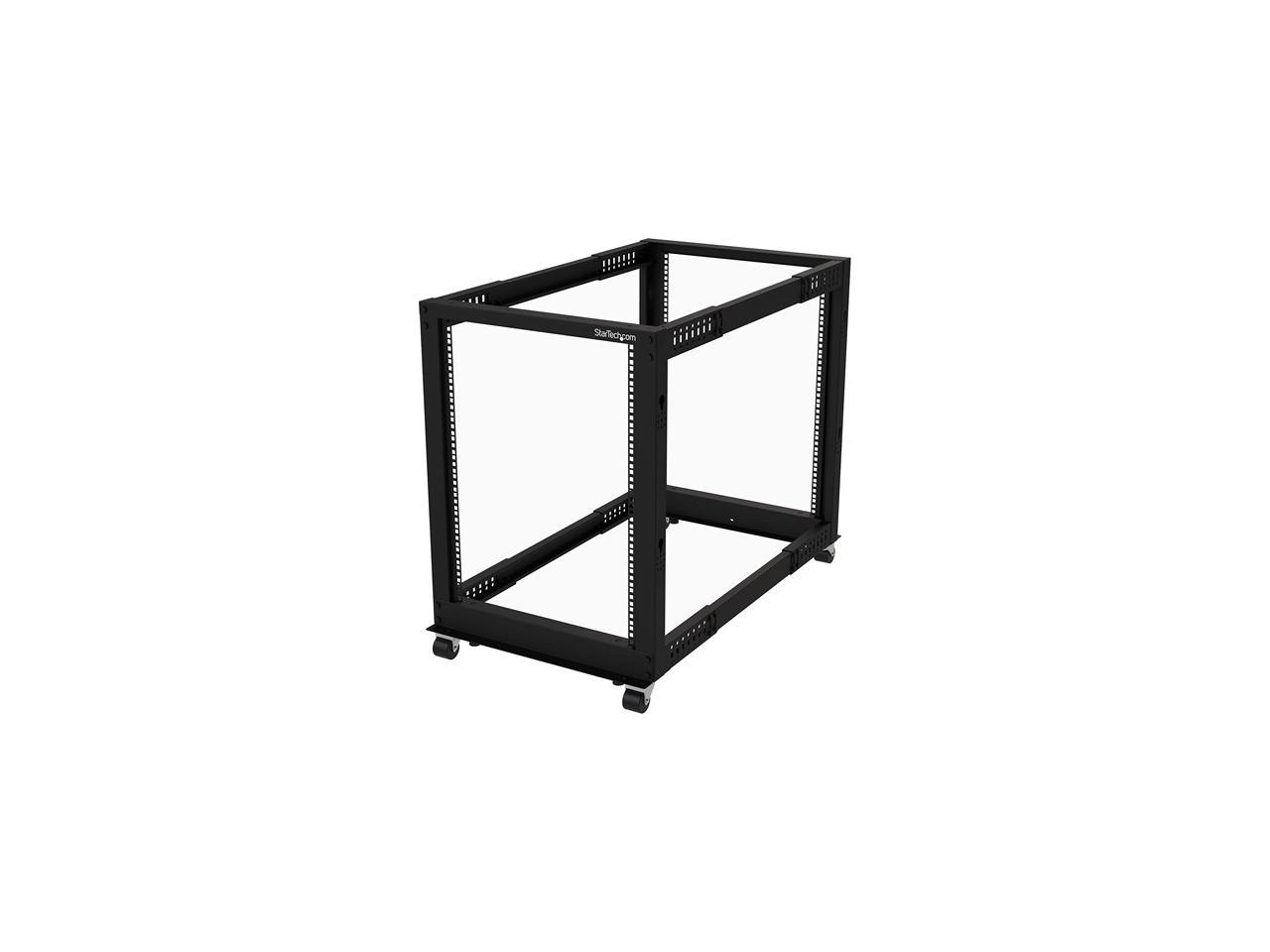 StarTech 15U 4 Post 22" to 40" Open Frame Rack 4POSTRACK15U