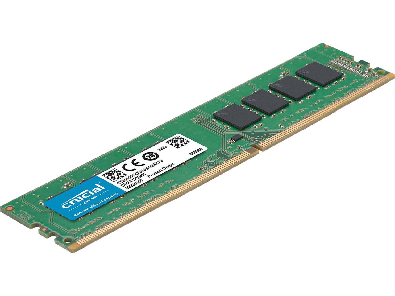 Crucial 16GB 288-Pin DDR4 SDRAM DDR4 2400 (PC4 19200) Desktop Memory Model CT16G4DFD824A