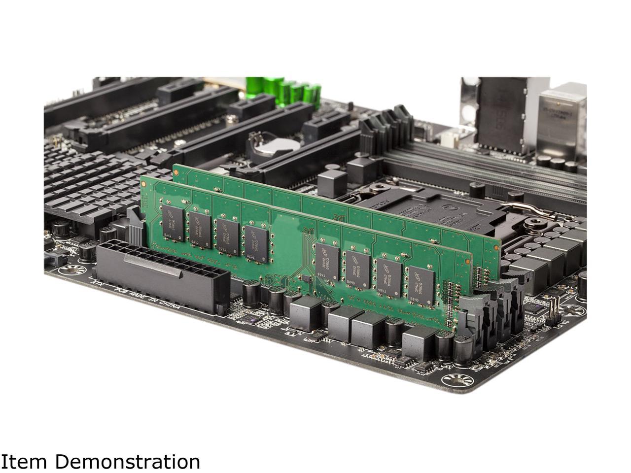 Crucial 16GB 288-Pin DDR4 SDRAM DDR4 2400 (PC4 19200) Desktop Memory Model CT16G4DFD824A