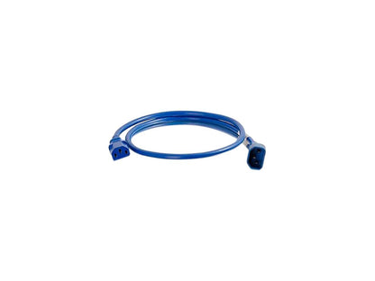 C2G 6ft (1.8m) 14AWG Power Cord (IEC320C14 to IEC320C13) – Blue