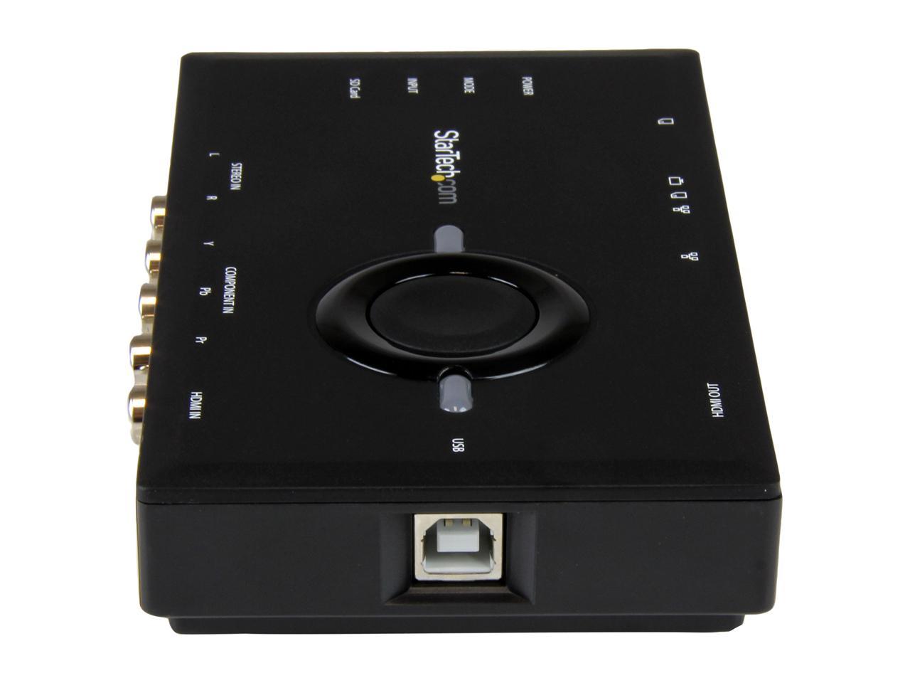 StarTech USB2HDCAPS USB Video Capture Card - Standalone - 1080p Game Capture Card - USB Video Capture Card - HDMI Capture Card