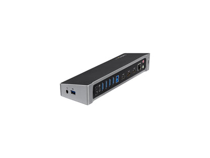 StarTech.com USB3DOCKH2DP Triple Monitor USB 3.0 Docking Station - 2 x DP / 1 x HDMI / 5 x USB 3.0 / 4K / Laptop Dock / USB 3.0 Dock - Mac & Windows