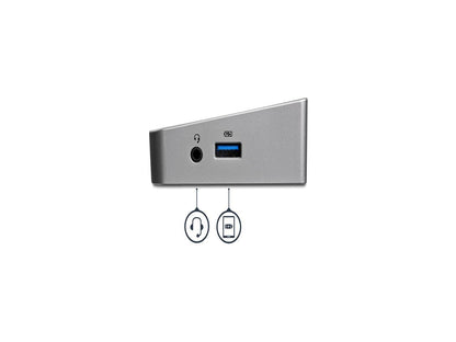 StarTech.com USB3DOCKH2DP Triple Monitor USB 3.0 Docking Station - 2 x DP / 1 x HDMI / 5 x USB 3.0 / 4K / Laptop Dock / USB 3.0 Dock - Mac & Windows
