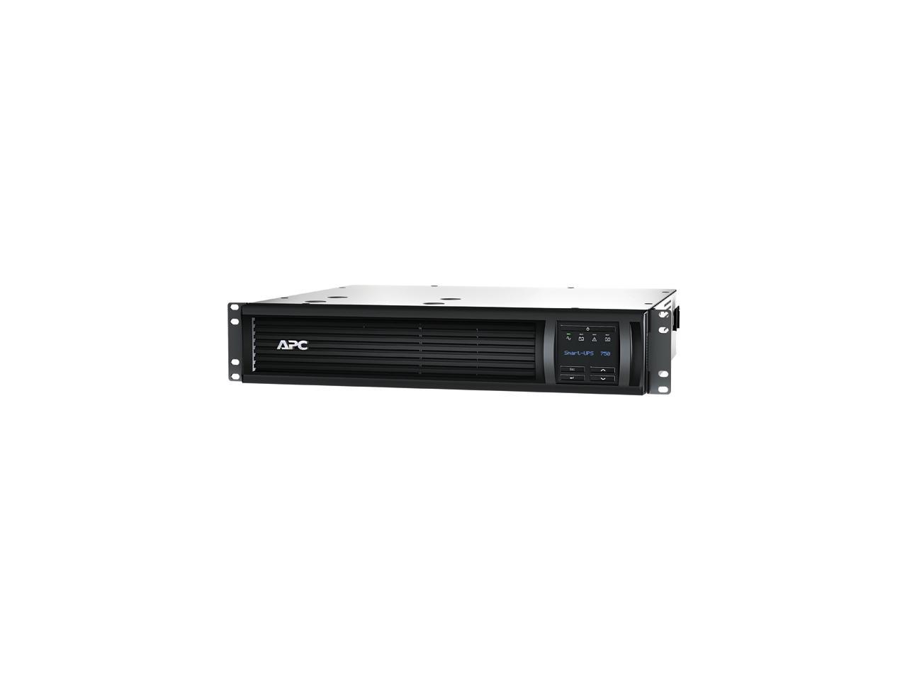 APC BY SCHNEIDER ELECTRIC SMT750RM2UNC 750VA Smart UPS LCD RM 120V NC