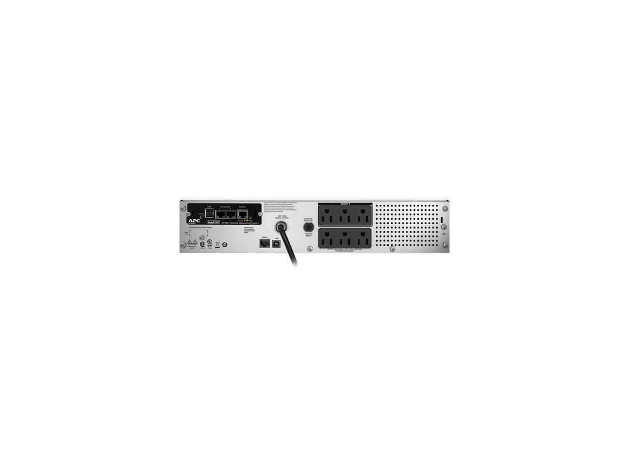 APC BY SCHNEIDER ELECTRIC SMT750RM2UNC 750VA Smart UPS LCD RM 120V NC