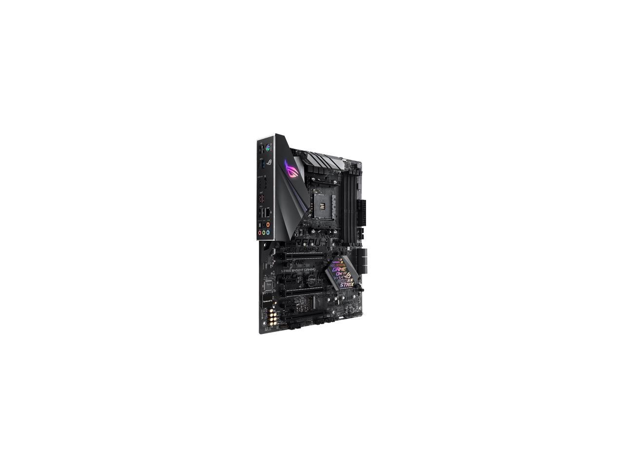 ASUS ROG STRIX B450-F GAMING AMD Socket B450 AM4 ATX Desktop Motherboard A (Renewed)