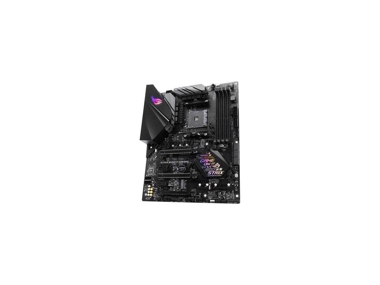 ASUS ROG STRIX B450-F GAMING AMD Socket B450 AM4 ATX Desktop Motherboard A (Renewed)