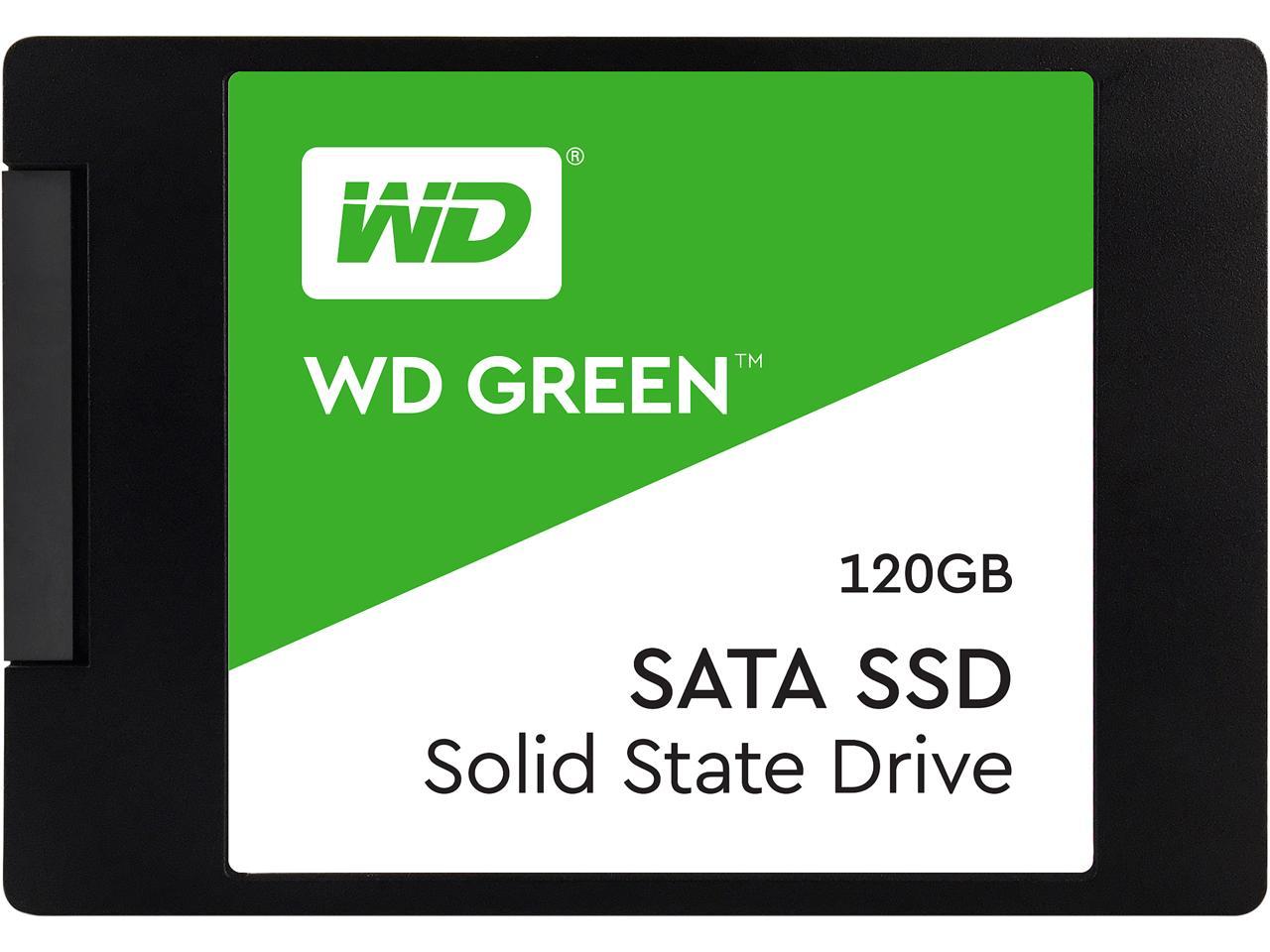 WD Green 120GB PC SSD - SATA III 6Gb/s 2.5"/7mm Solid State Drive - WDS120G2G0A