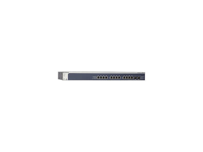 NETGEAR 12-port 10Gig Gigabit Ethernet Smart Managed Pro Switch, L2+/Layer 3 Lite, 10 SFP+, ProSAFE Lifetime Protection (XS712Tv2)