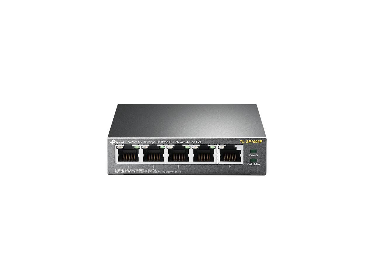 Tp-Link 5-Port 10/100Mbps Desktop Switch With 4-Port Poe