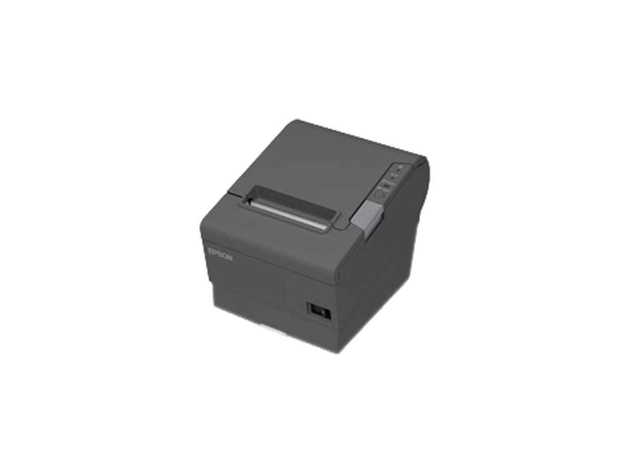 Epson TM-T88V 3" Single-station Thermal Receipt Printer, USB, Ethernet, Dark Gray - C31CA85656