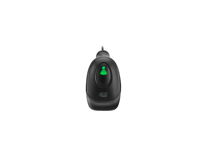 Adesso NuScan 2500TU Heavy Duty Long Range Handheld 1D/2D Barcode Scanner, USB, Spill Resistant, Antimicrobial, Drop Protection - NUSCAN2500TU