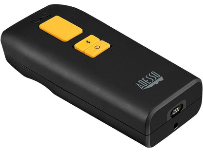Adesso NuScan 3500TB Portable Pocket Size Bluetooth Long Range 1D/2D Barcode Scanner w/ Detachable Magnetic Cable, IP66 Waterproof, Antimicrobial, Drop Protection - NUSCAN3500TB