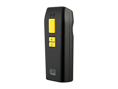 Adesso NuScan 3500TB Portable Pocket Size Bluetooth Long Range 1D/2D Barcode Scanner w/ Detachable Magnetic Cable, IP66 Waterproof, Antimicrobial, Drop Protection - NUSCAN3500TB