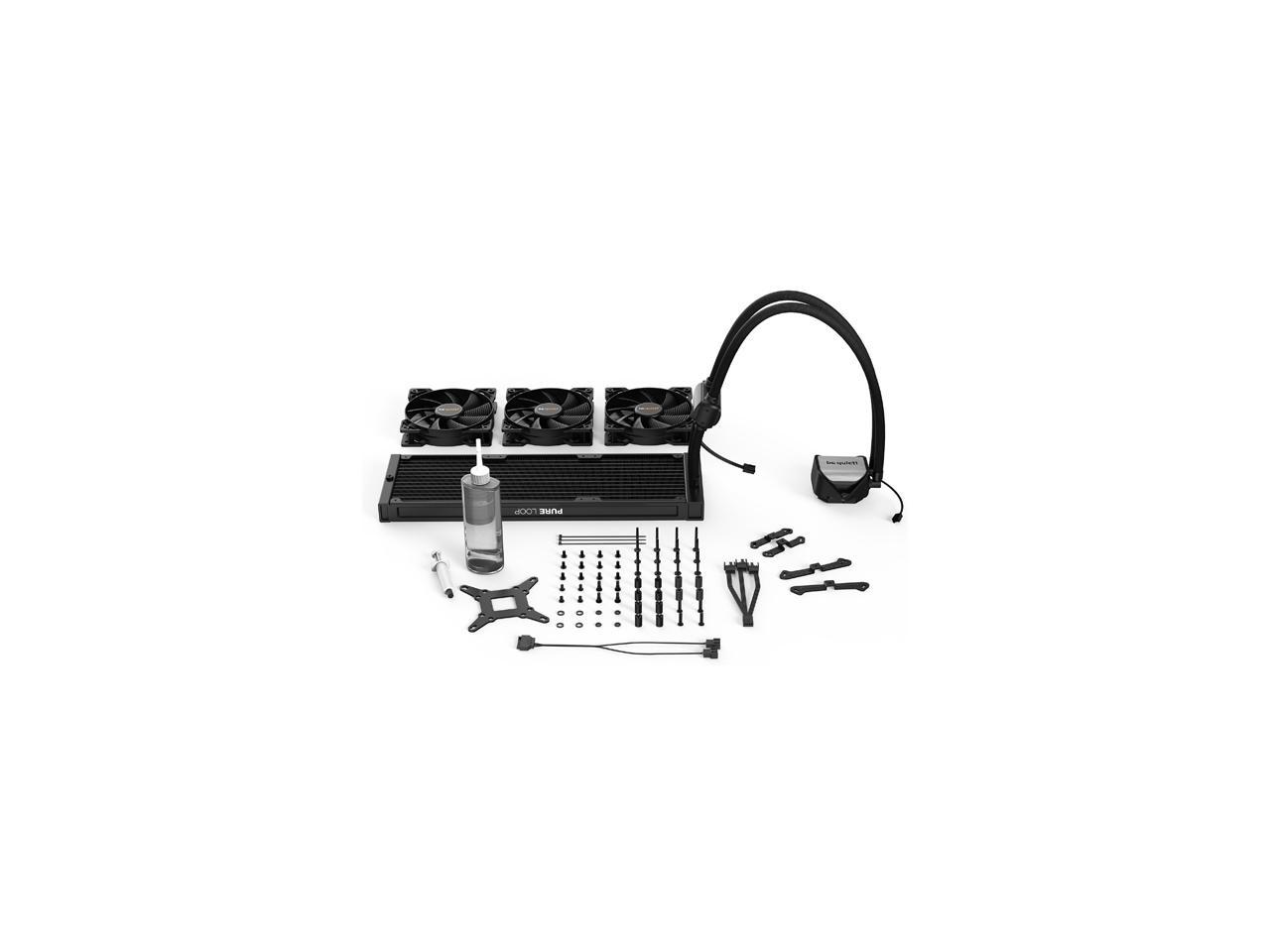 be quiet! PURE LOOP 360mm All-In-One Water Cooling System, CPU Cooler, Pure Wings 2 120mm PWM Fans