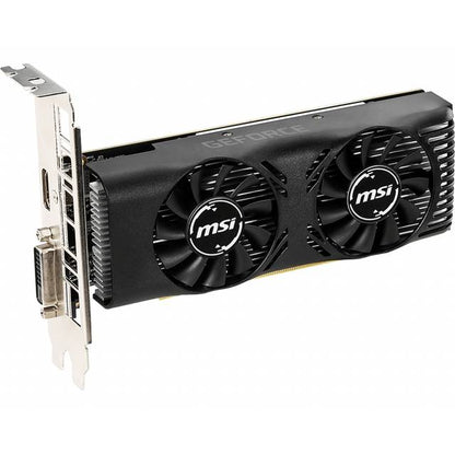 MSI G16504TPC VCX GeForce GTX 1650 4GT LP 4 GB GDDR5 128B PCIE HDMI DL-DVI-D Graphics Cards